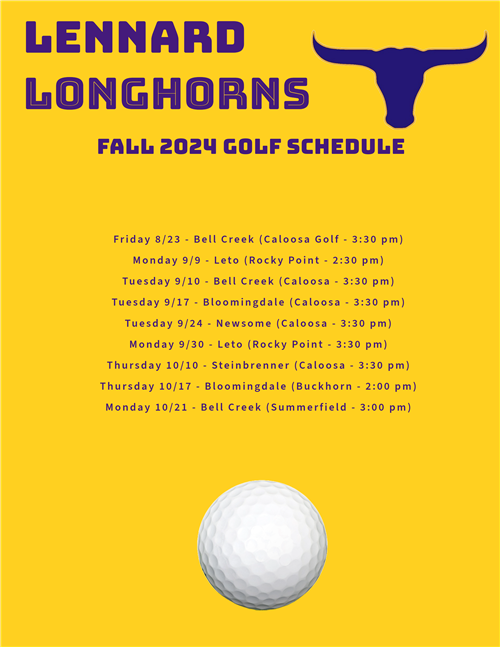 See attached schedule below for a printed text